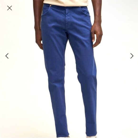 MARCO PESCAROLO | NEW Bright Blue Nerano M18 Trousers Men’s Size 48 (US 32) - Picture 1 of 14